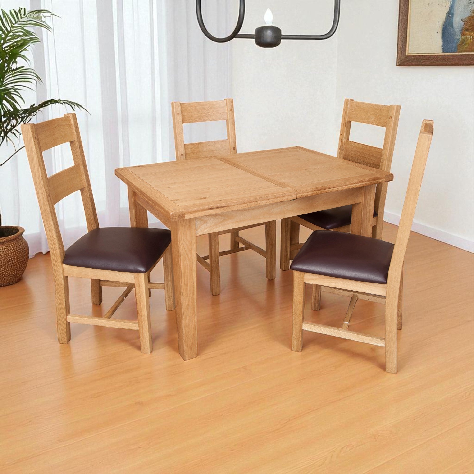 Melbourne Natural 1.2M–1.6M Extending Dining Table