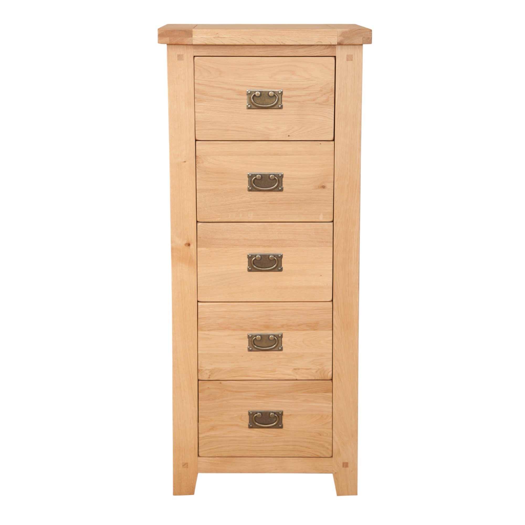 Melbourne Natural 5 Drawer Tall Chest