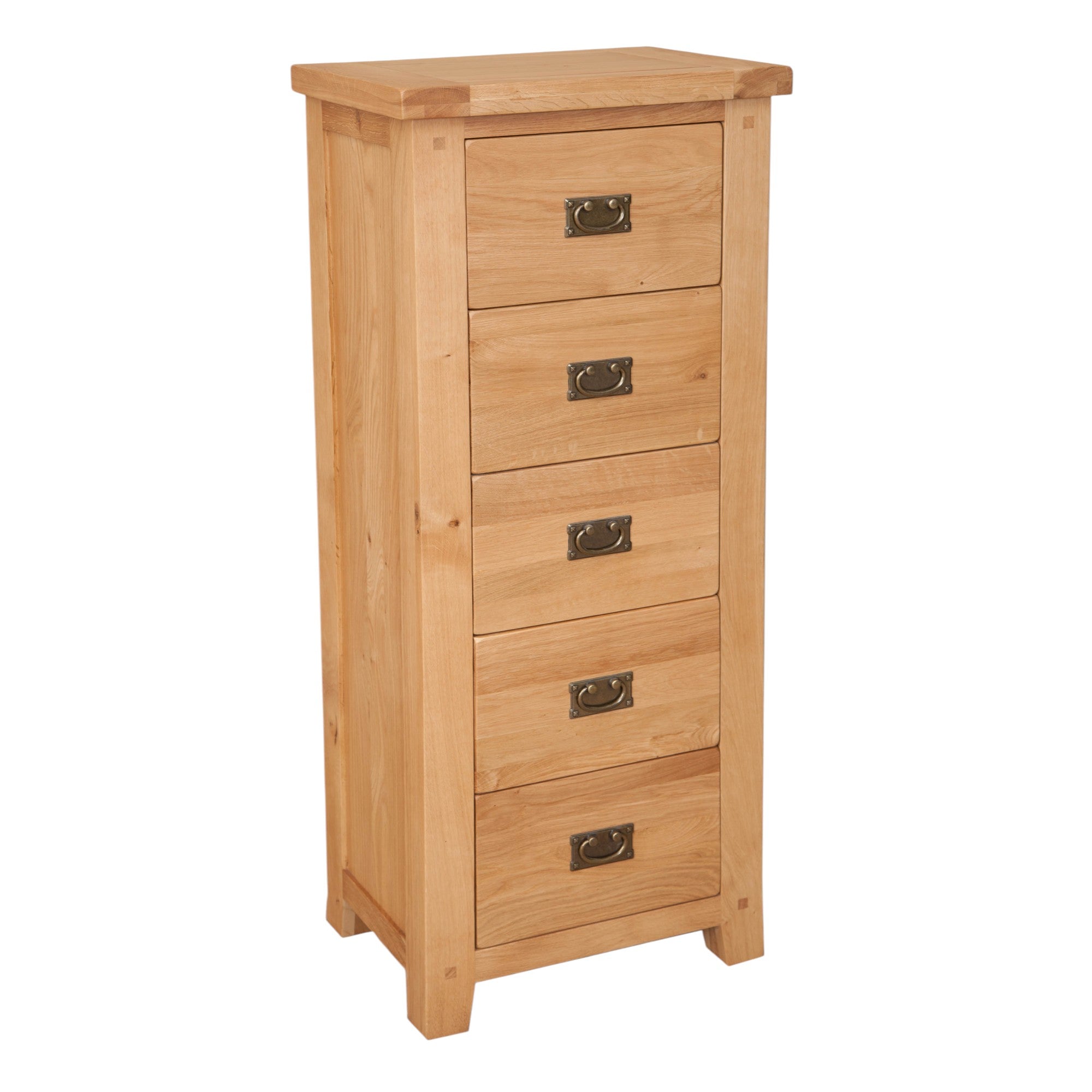 Melbourne Natural 5 Drawer Tall Chest