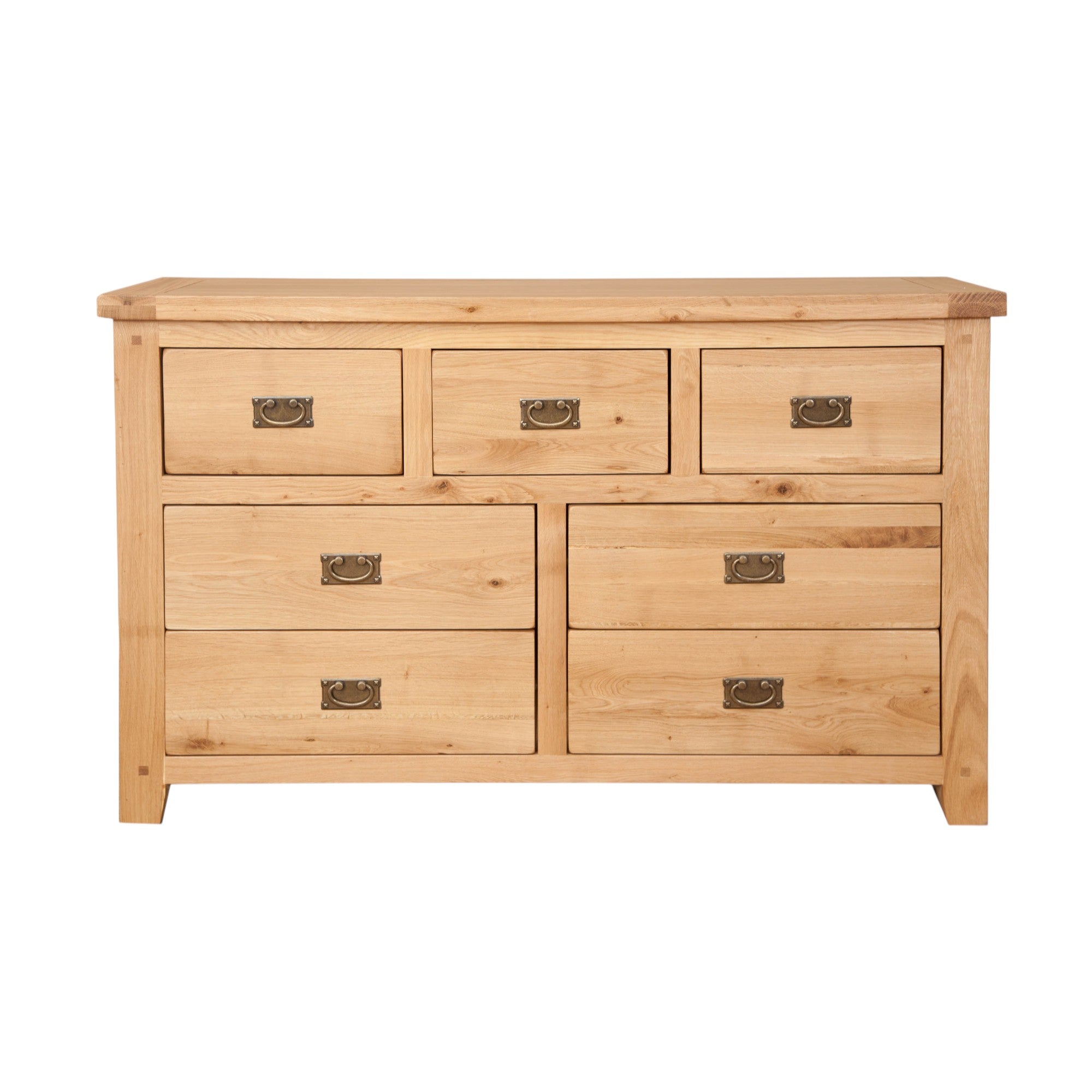 Melbourne Natural 7 Drawer Wide Chest
