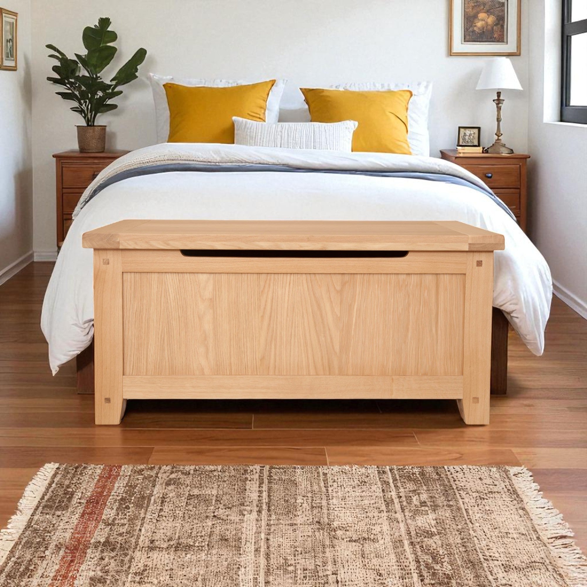 Melbourne Natural Blanket Box
