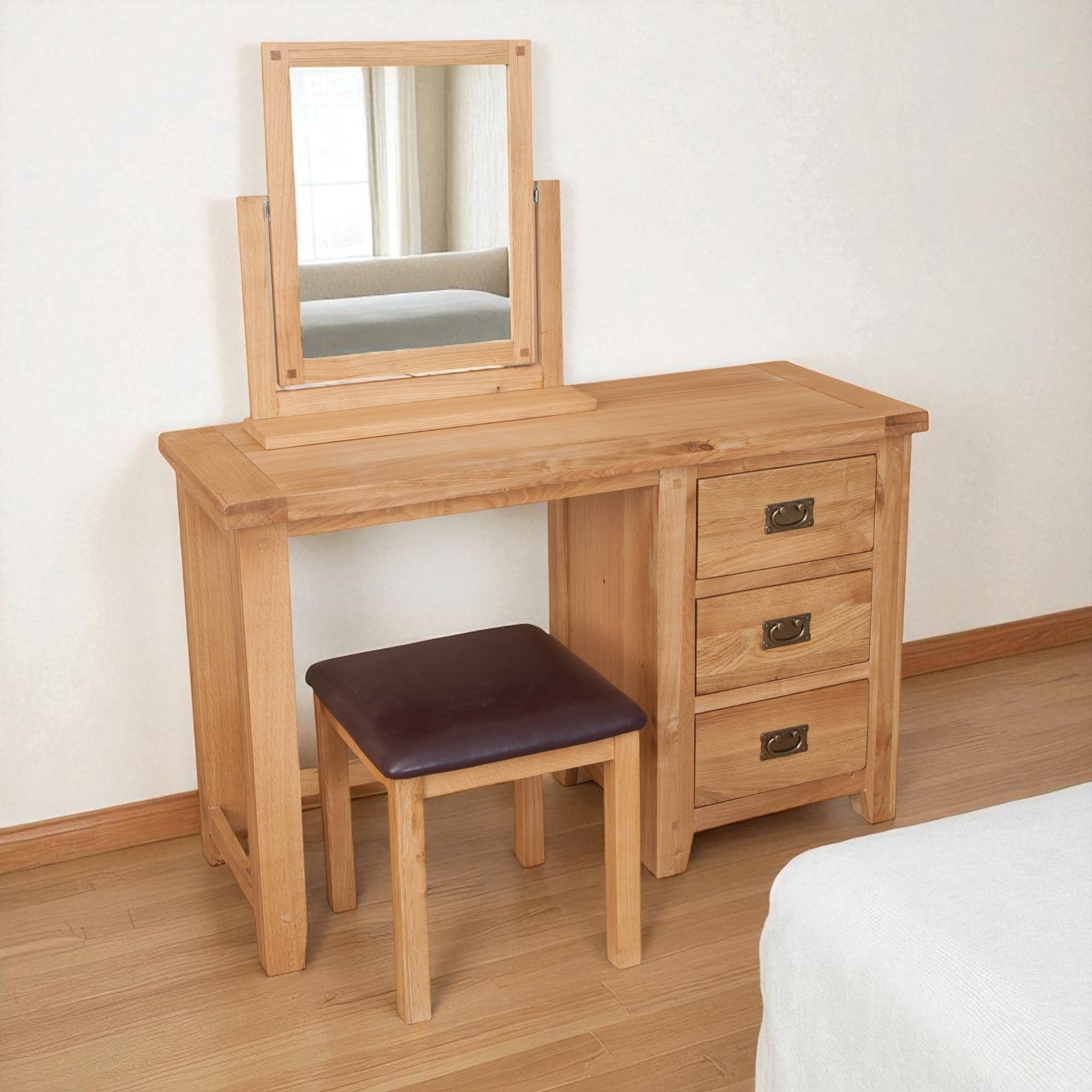 Melbourne Natural Dressing Table
