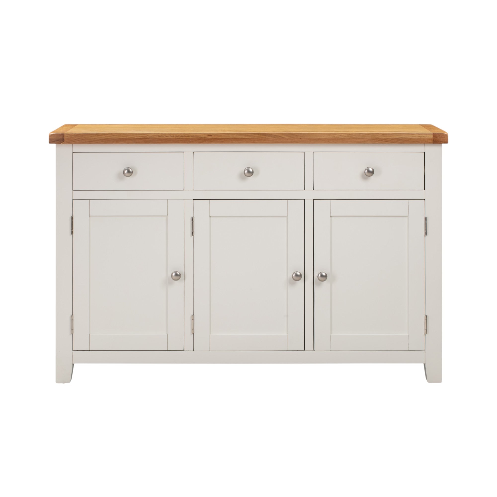 Melbourne White 3 Door Sideboard