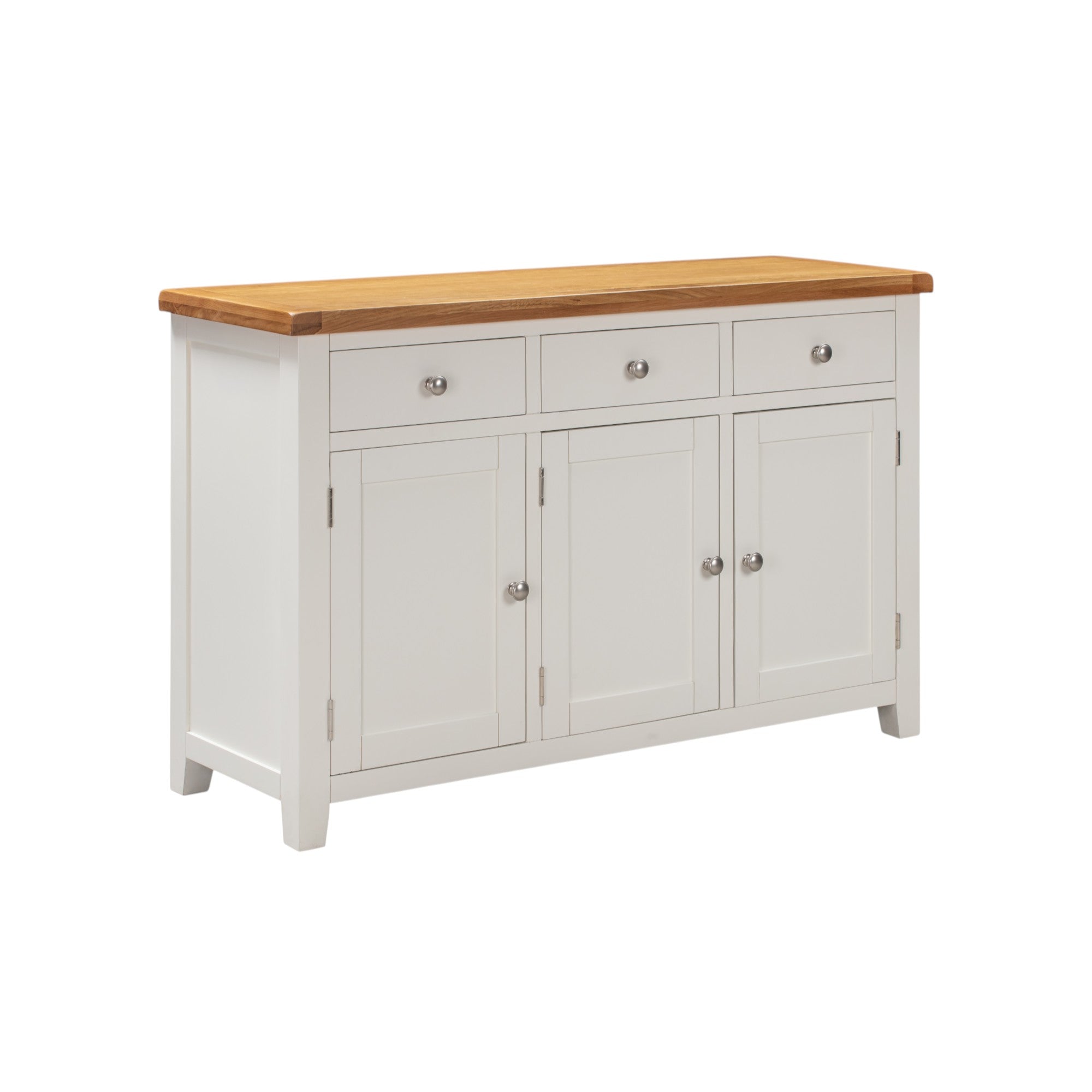 Melbourne White 3 Door Sideboard