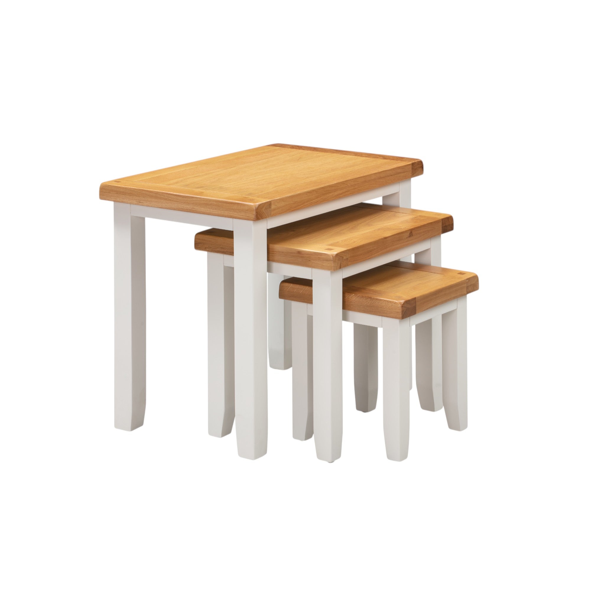 Melbourne White Nest of Tables