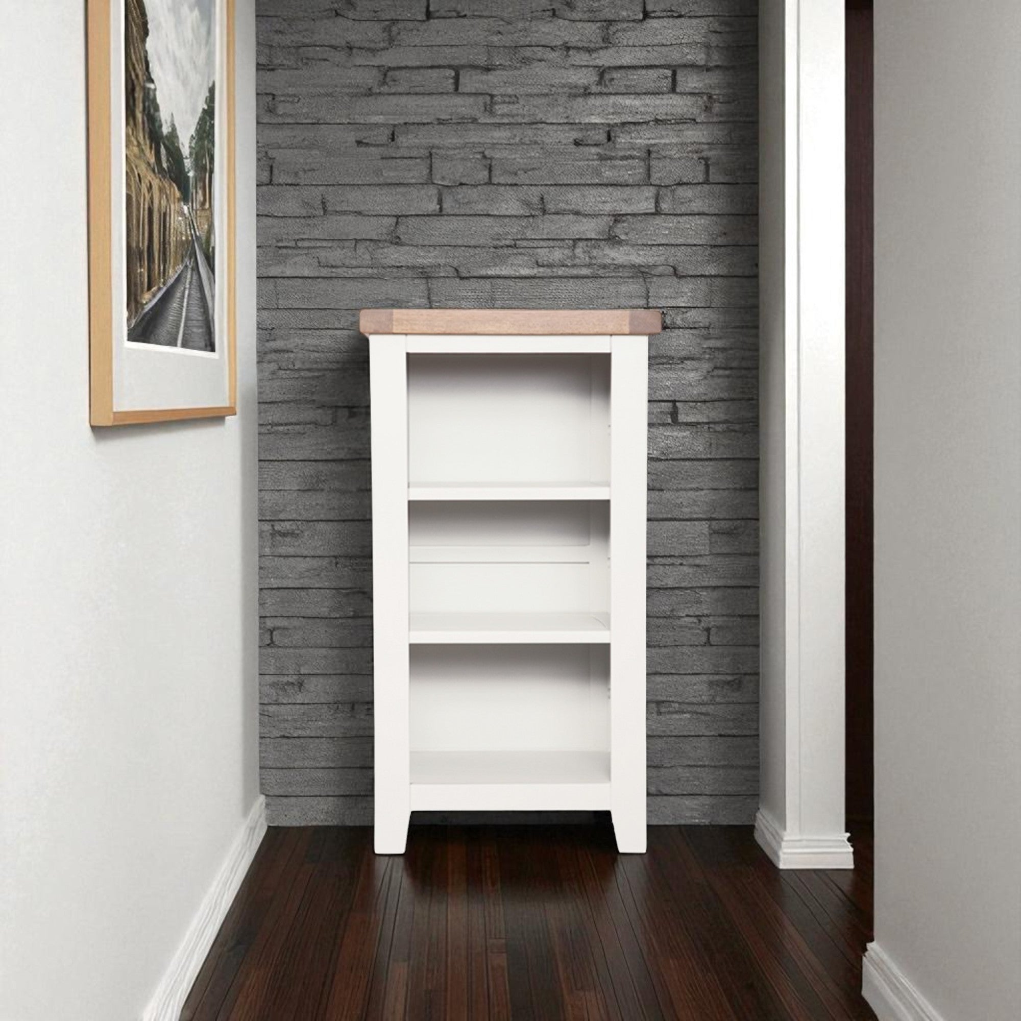 Melbourne White Small Bookcase