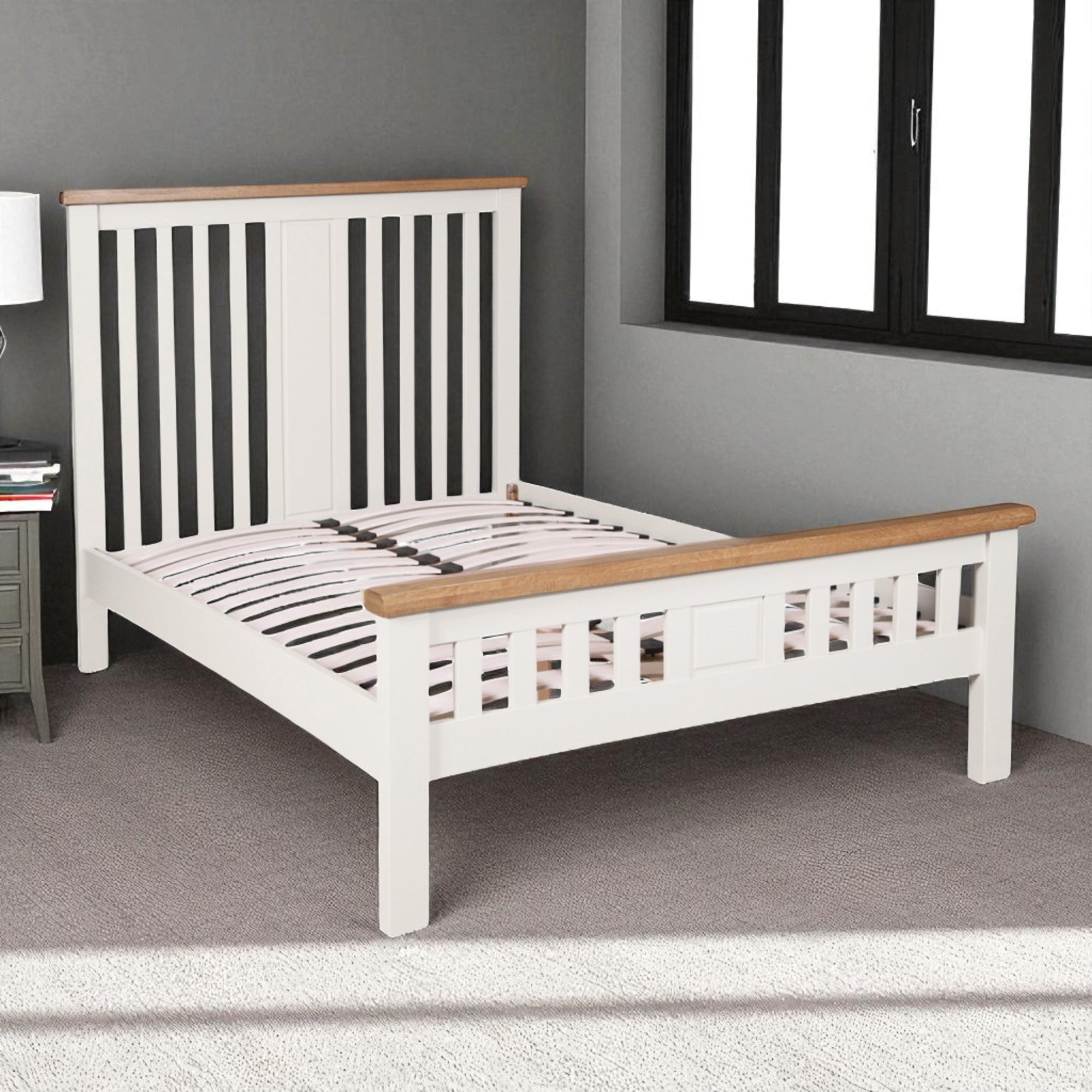 Melbourne White Double Bed