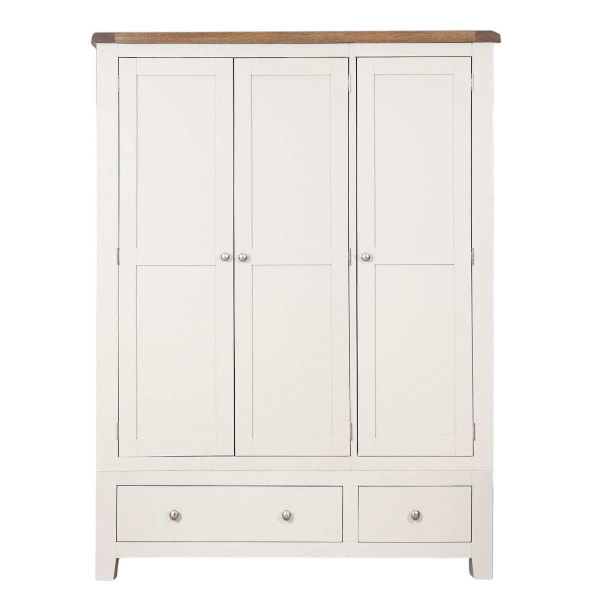 Melbourne White 3 Door Wardrobe