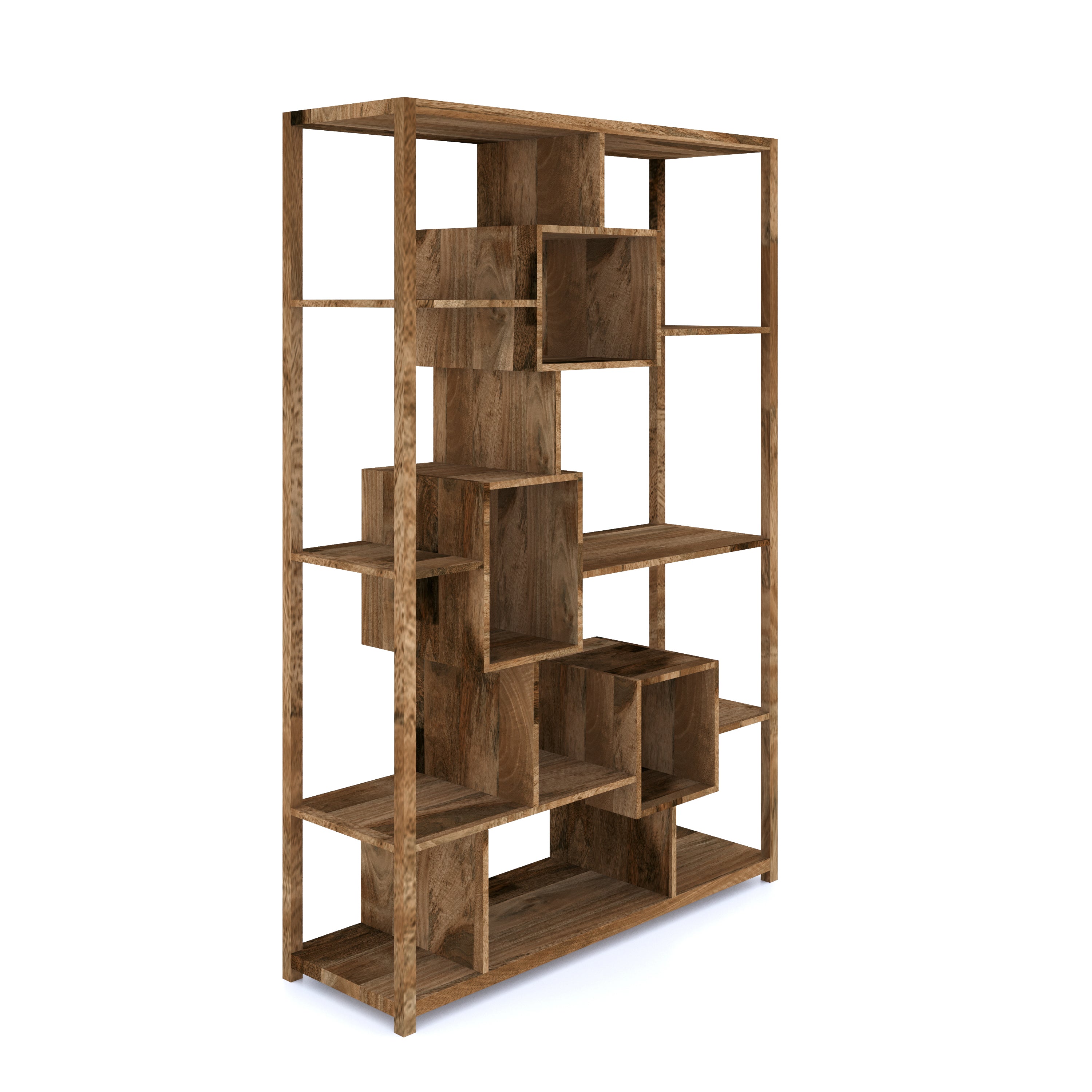 Cube Mango Geometric Bookcase