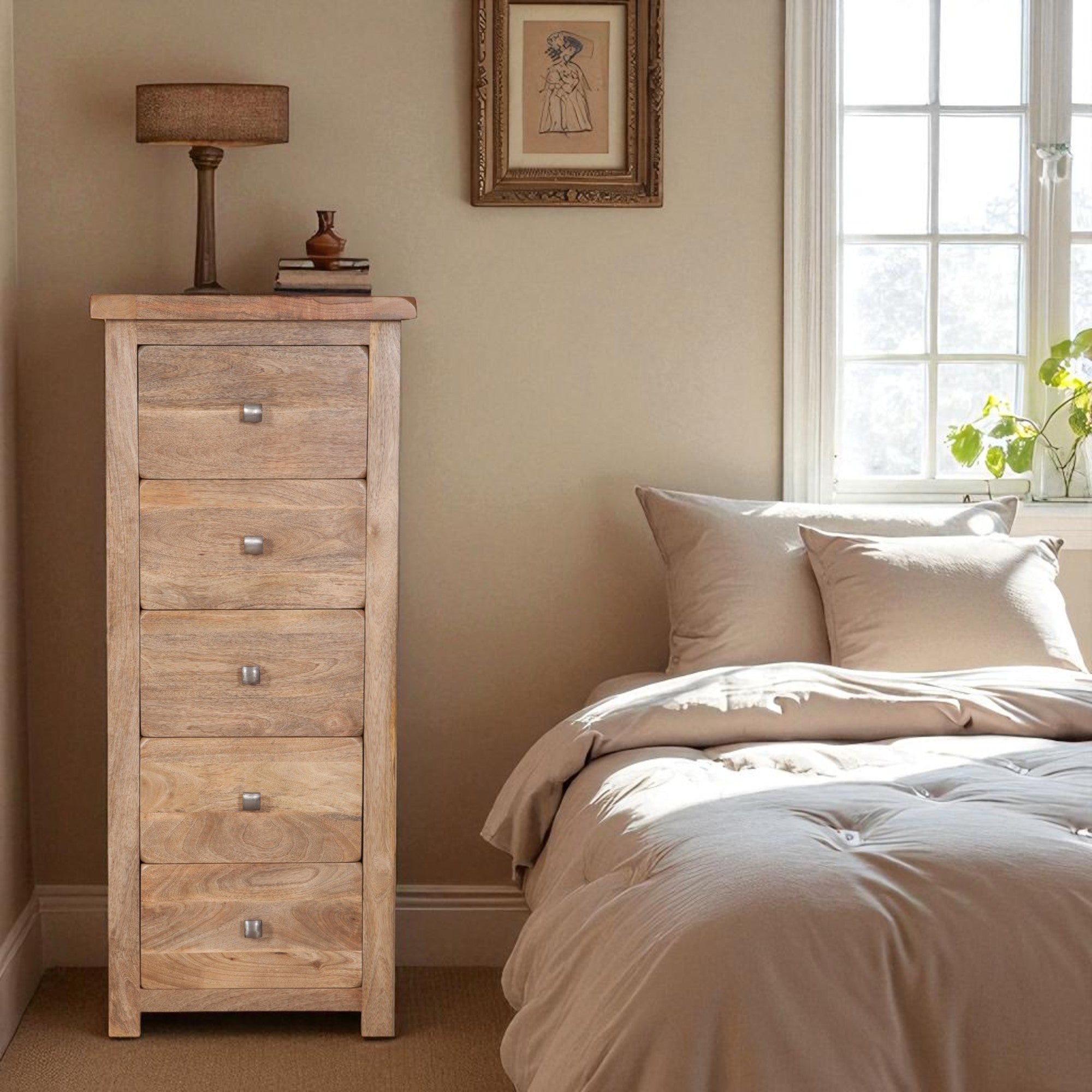Odisha 5 Drawer Tall Chest