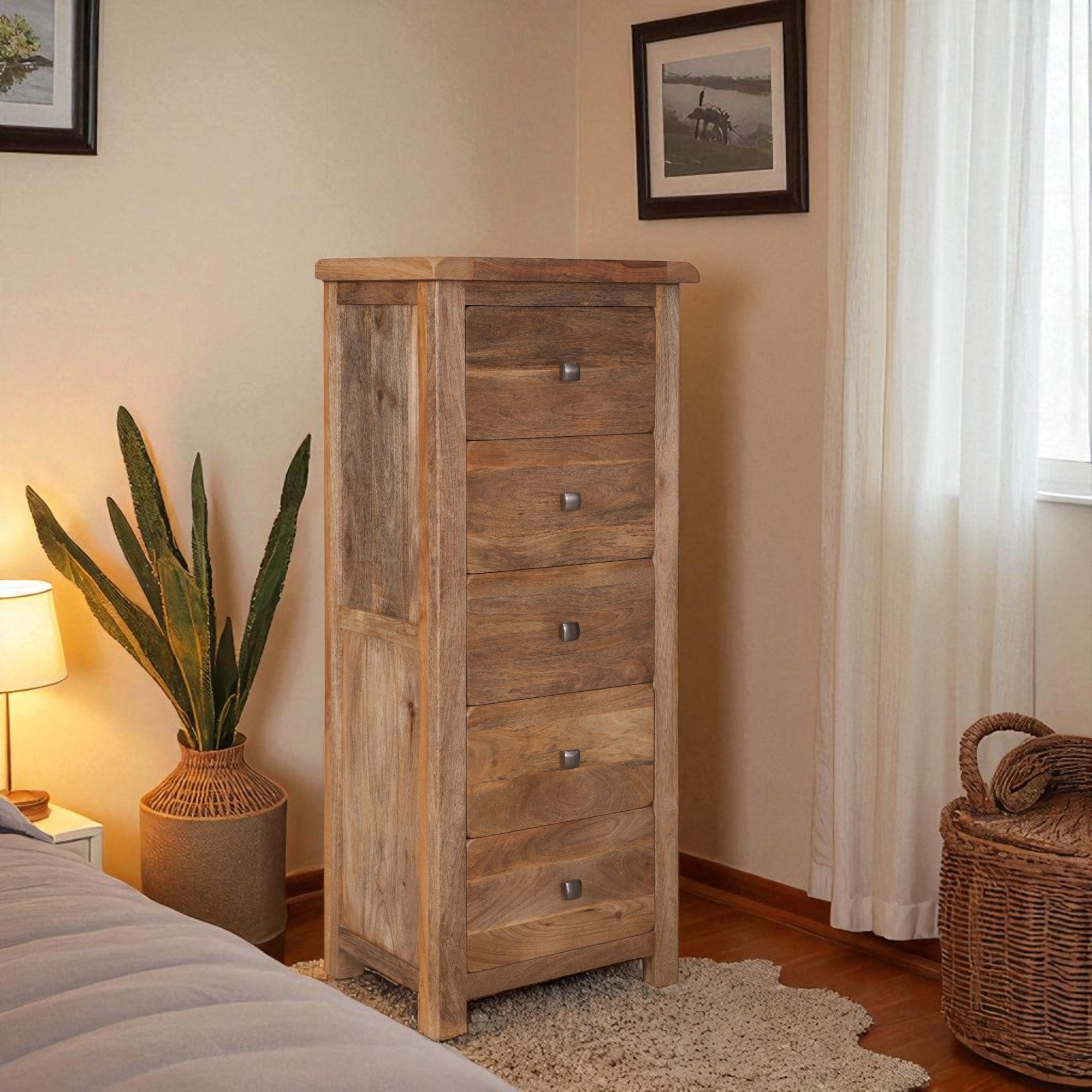 Odisha 5 Drawer Tall Chest