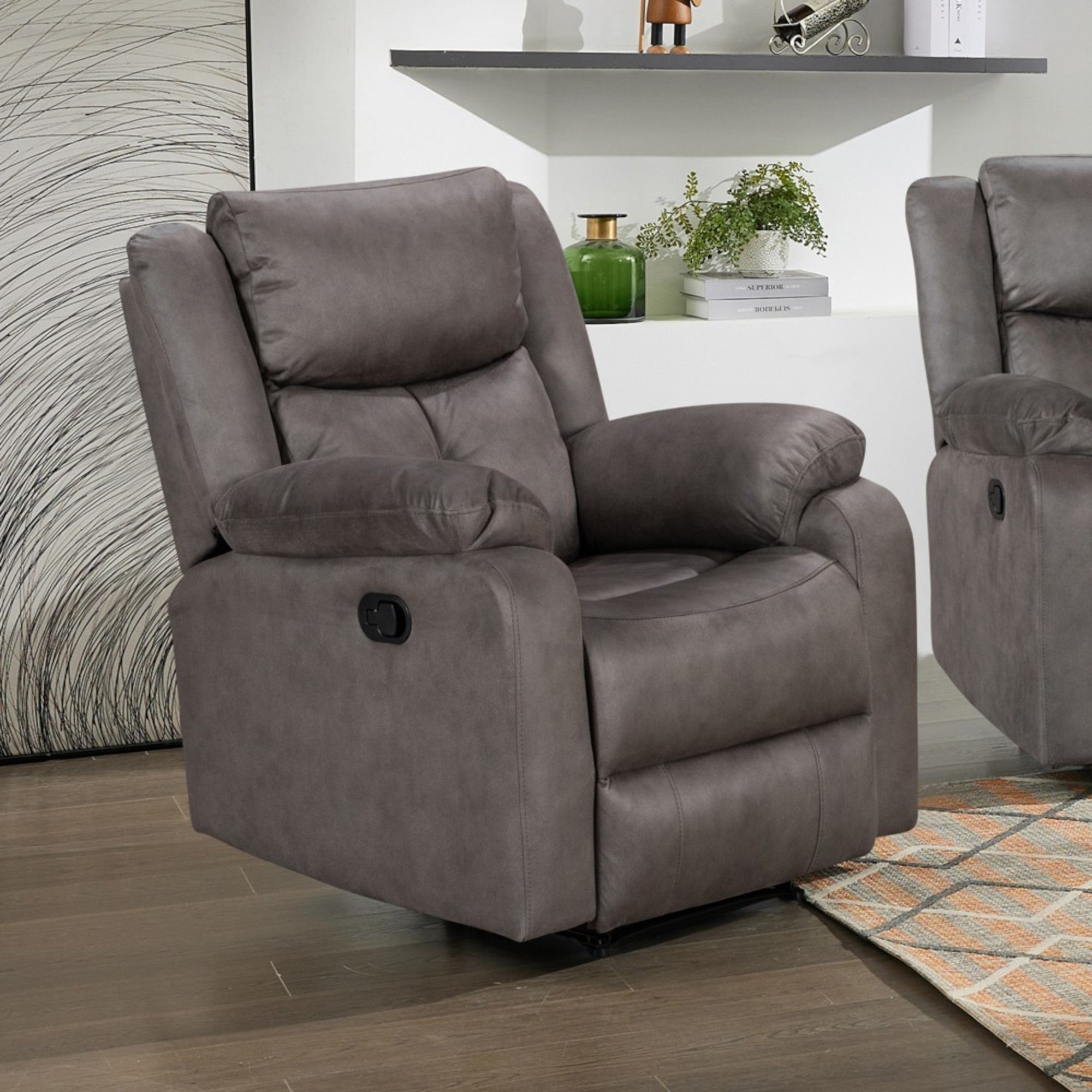 Rome Manual Recliner Chair – Steel