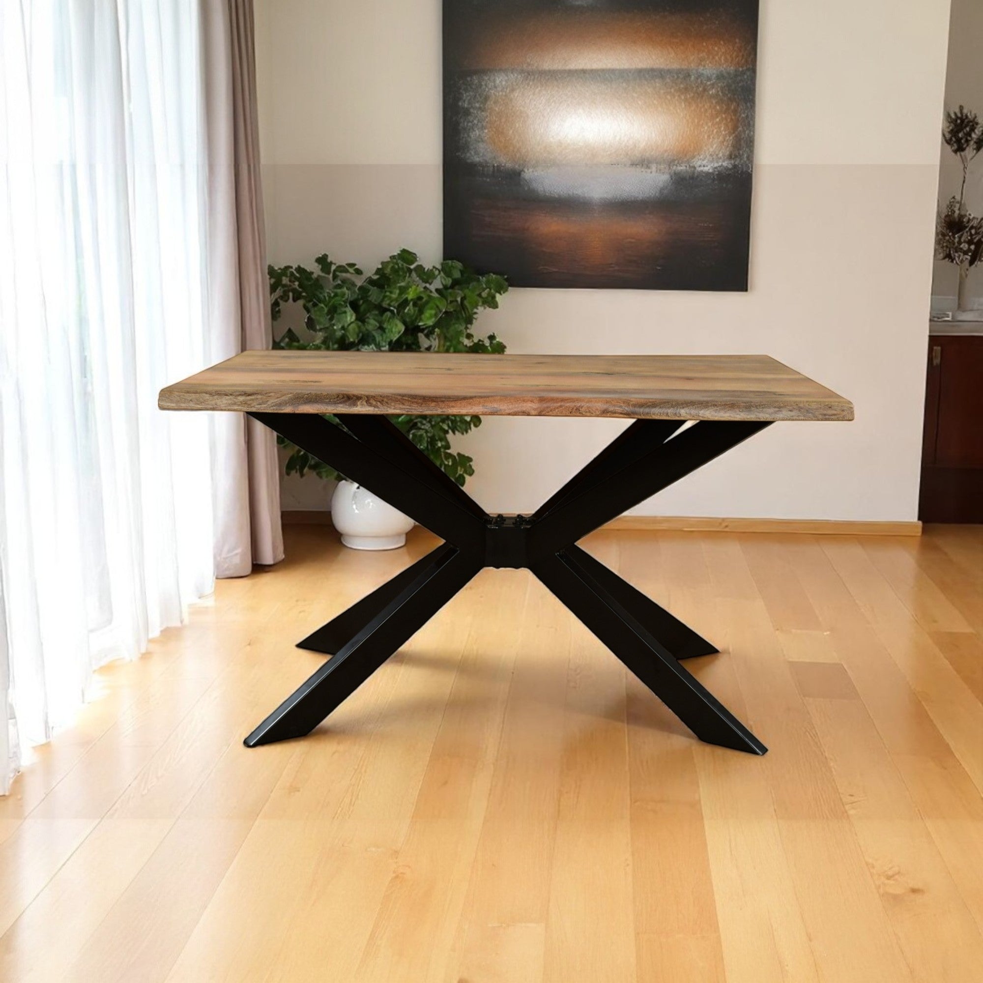 Raj 1.35 Live Edge Dining Table